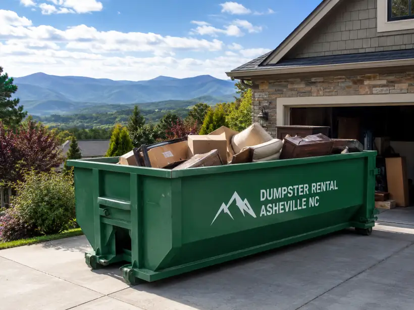 Home Cleanout Dumpsters in Asheville, NC