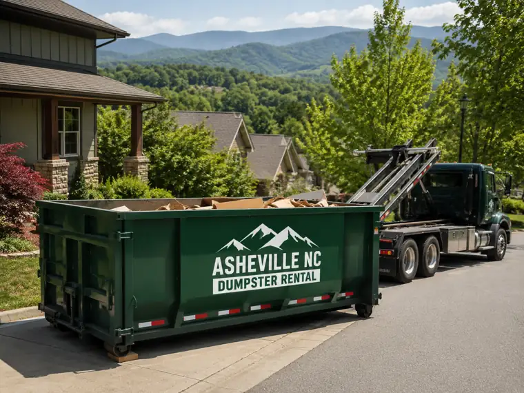 Residential Dumpster Rental In Asheville in Asheville NC